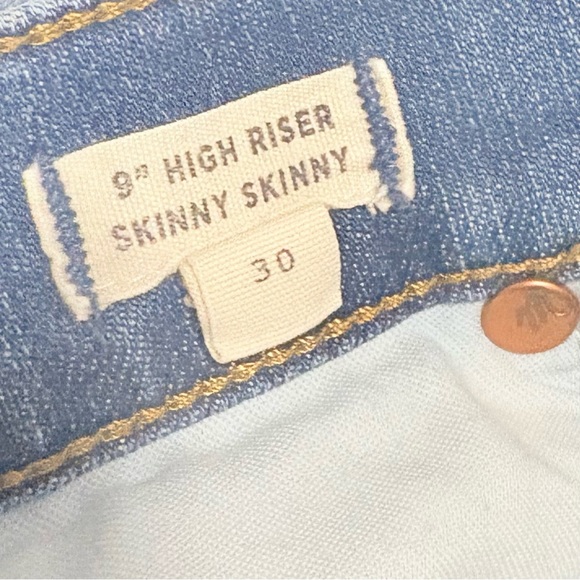Madewell High Riser Skinny Skinny size 30 - Picture 11 of 12